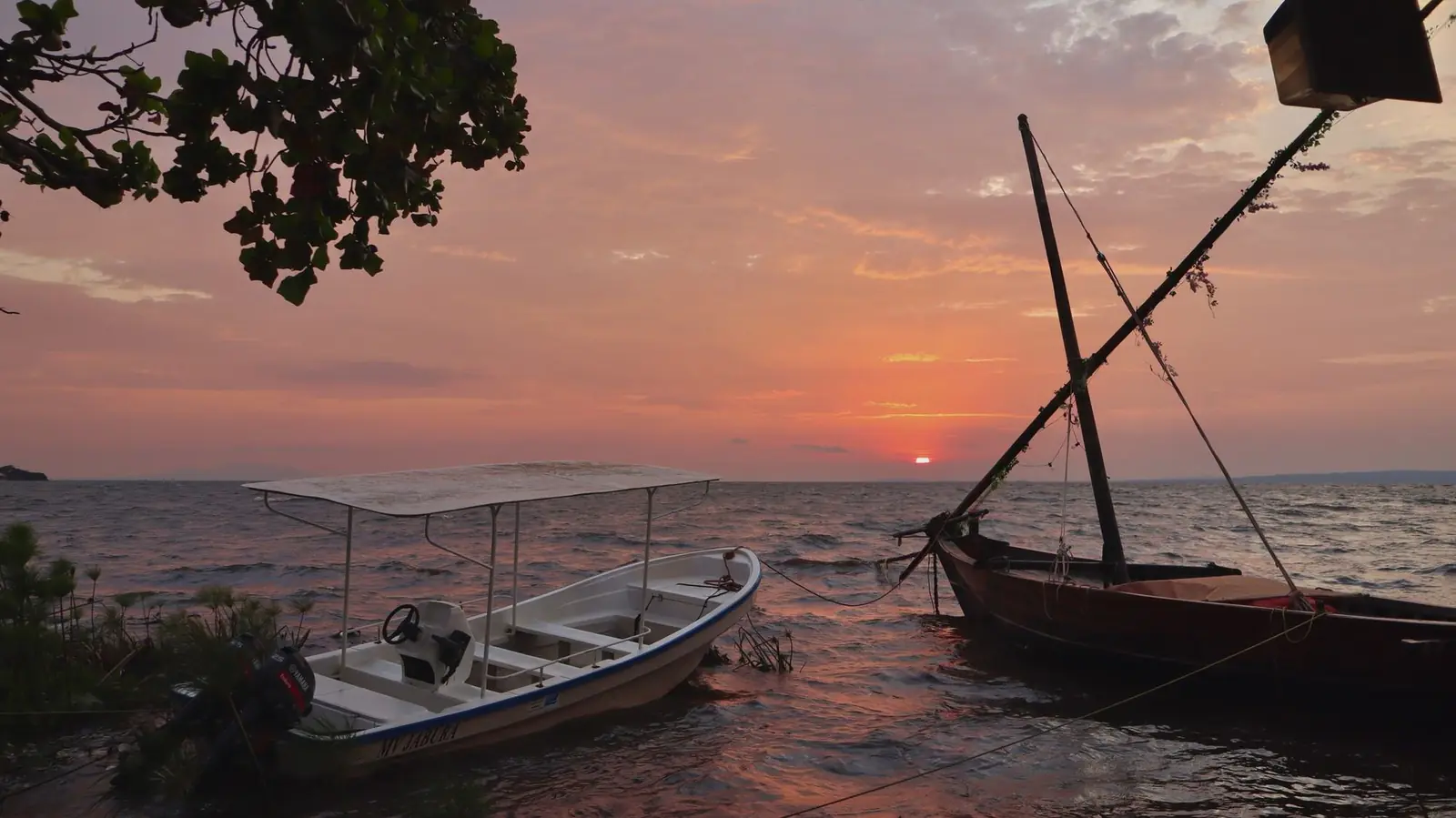 Sunset over Lake Victoria